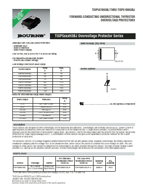 TISP5070H3BJ Datasheet PDF Bourns, Inc