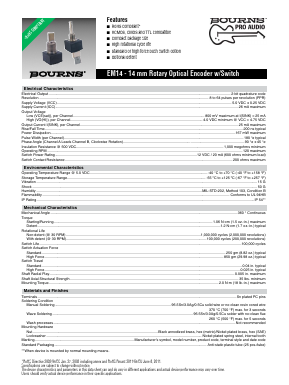 EM14C0D-E24-L264N Datasheet PDF Bourns, Inc