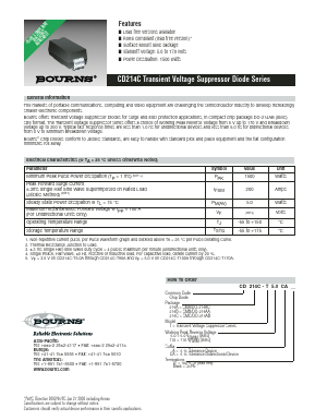 CD214C-T9.0A Datasheet PDF Bourns, Inc