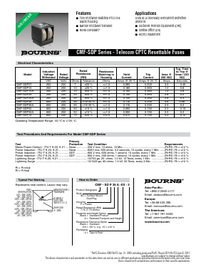 CMF-SDP35A-2 Datasheet PDF Bourns, Inc