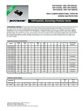 TISP7070H3SL-S Datasheet PDF Bourns, Inc