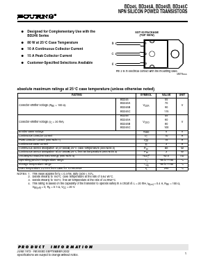 BD245B Datasheet PDF Bourns, Inc