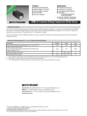 SMBJ54A-Q Datasheet PDF Bourns, Inc