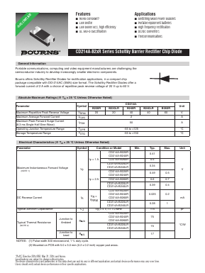 CD214A-B2XR Datasheet PDF Bourns, Inc