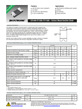 CD1408-FF1400 Datasheet PDF Bourns, Inc