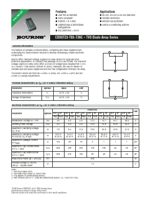 CDSOT23-T24 Datasheet PDF Bourns, Inc