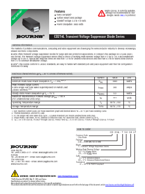 CD214L-T26ALF Datasheet PDF Bourns, Inc