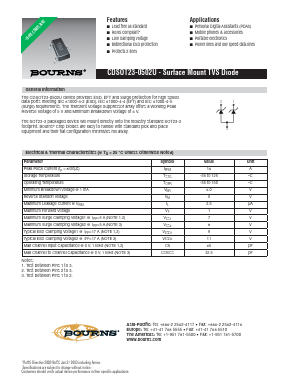 CDSOT23-0502U Datasheet PDF Bourns, Inc