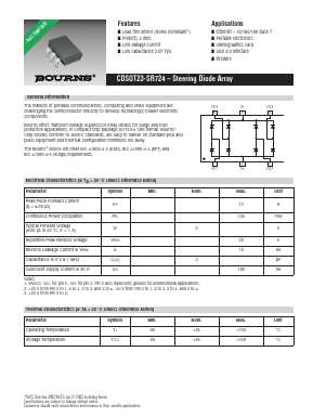 CDSOT23-SR724 Datasheet PDF Bourns, Inc