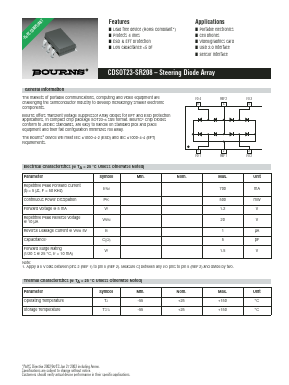 CDSOT23-SR208 Datasheet PDF Bourns, Inc