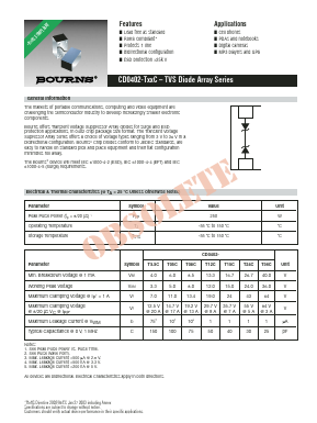 CD0402-T36C Datasheet PDF Bourns, Inc