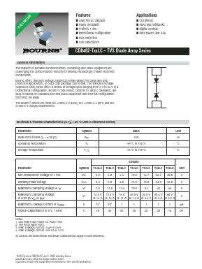 CD0402-T12LC Datasheet PDF Bourns, Inc