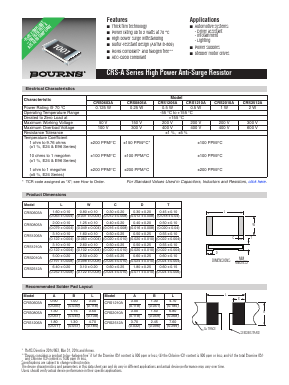 CRS2010A Datasheet PDF Bourns, Inc