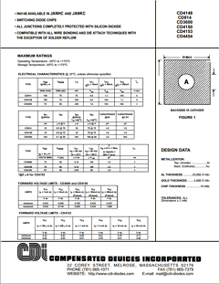 CD3600 Datasheet PDF Compensated Devices => Microsemi