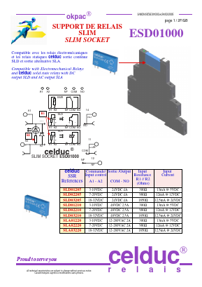 SLA01220 Datasheet PDF celduc-relais