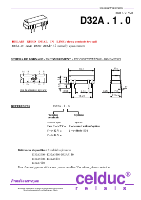 D32A5100 Datasheet PDF celduc-relais