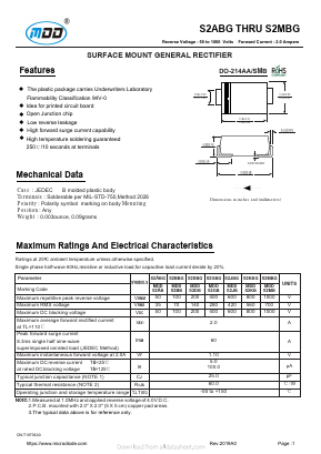 MDDS2AB Datasheet PDF Jiangsu Yutai Electronics Co., Ltd