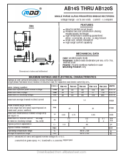 AB110S Datasheet PDF Jiangsu Yutai Electronics Co., Ltd