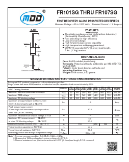 FR104SG Datasheet PDF Jiangsu Yutai Electronics Co., Ltd