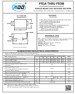 FR3K Datasheet PDF Jiangsu Yutai Electronics Co., Ltd