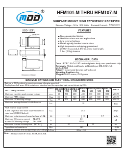 HFM104-MU1G Datasheet PDF Jiangsu Yutai Electronics Co., Ltd