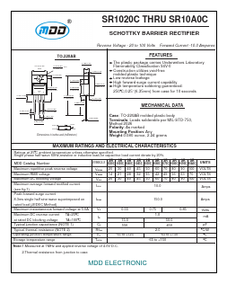 SR1090C Datasheet PDF Jiangsu Yutai Electronics Co., Ltd