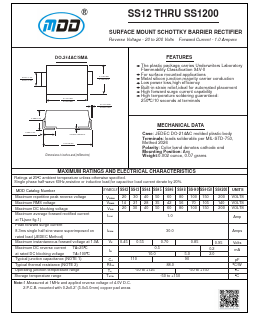 SS1200 Datasheet PDF Jiangsu Yutai Electronics Co., Ltd