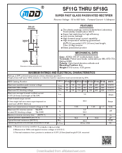 SF11G Datasheet PDF Jiangsu Yutai Electronics Co., Ltd