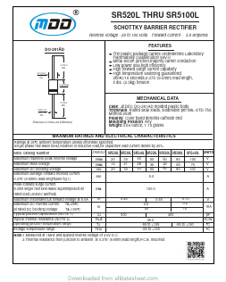 SR540L Datasheet PDF Jiangsu Yutai Electronics Co., Ltd