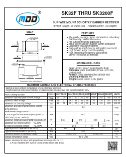 SK3200F Datasheet PDF Jiangsu Yutai Electronics Co., Ltd