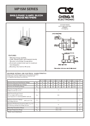 MP1506M Datasheet PDF CHENG-YI ELECTRONIC CO., LTD.