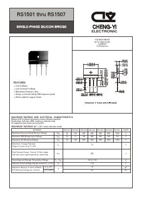RS1504 Datasheet PDF CHENG-YI ELECTRONIC CO., LTD.