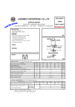 SPL5100PT Datasheet PDF CHENMKO CO., LTD.