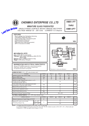 HMB13PT Datasheet PDF CHENMKO CO., LTD.