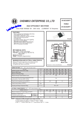H16C05PT Datasheet PDF CHENMKO CO., LTD.