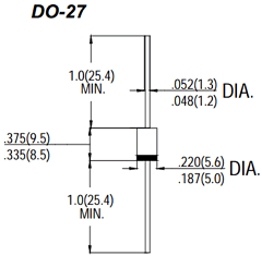 1N6267A Datasheet PDF CHONGQING PINGYANG ELECTRONICS CO.,LTD