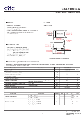 CSL5100B-A Datasheet PDF Chip Integration Technology Corporation