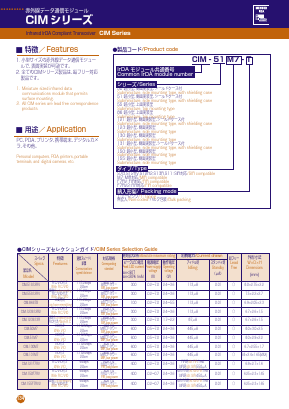 CIM-121S12RV-T Datasheet PDF CITIZEN ELECTRONICS CO., LTD.