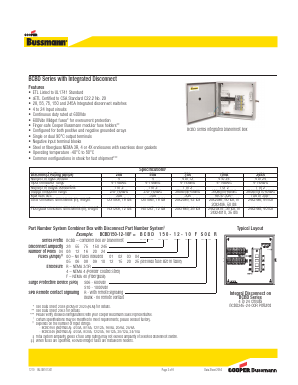 BCBD55-20-04R Datasheet PDF Cooper Bussmann, Inc.