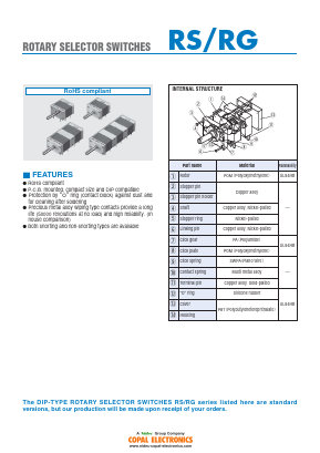 RS1-306N-R15 Datasheet PDF Copal Electronics