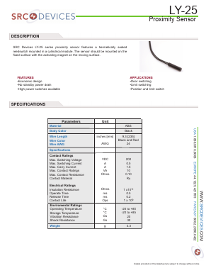 LY-25 Datasheet PDF Coto Technology