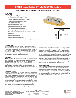 SMTR2815SKR Datasheet PDF Crane Aerospace and Electronics.