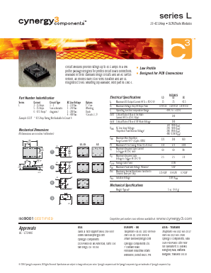 L651 Datasheet PDF Cynergy3 Co