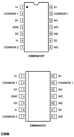 CWB5341CY Datasheet PDF Calogic, LLC
