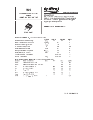 CQD-4N Datasheet PDF Central Semiconductor