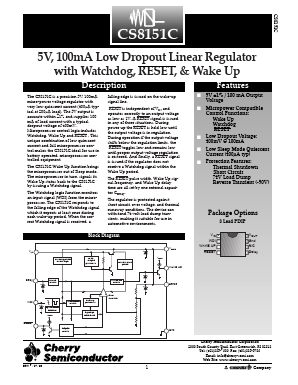 CS8151CGN8 Datasheet PDF Cherry semiconductor