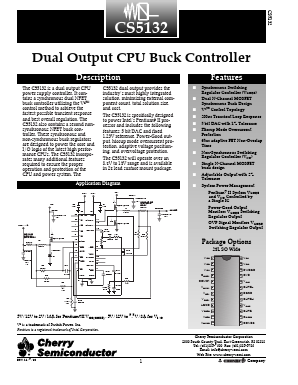 CS5132 Datasheet PDF Cherry semiconductor