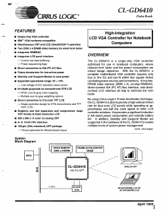 CL-GD6410-40QCA Datasheet PDF Cirrus Logic