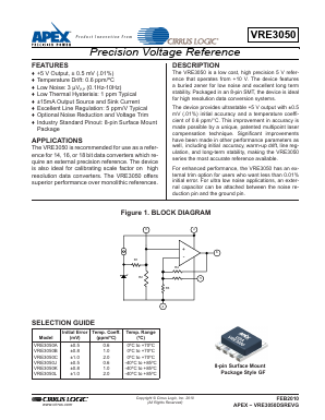 VRE3050L Datasheet PDF Cirrus Logic