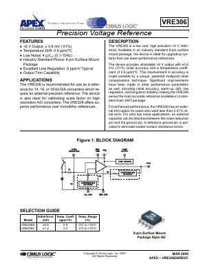 VRE306C Datasheet PDF Cirrus Logic
